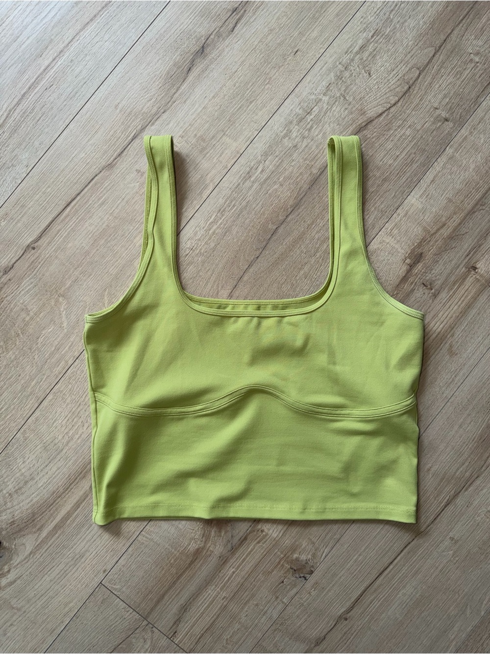 Abercrombie & Fitch Neon Green Scoop Neck Tank